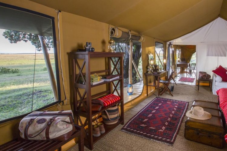 Elephant Pepper Camp - accommodation - family & honeymoontent - bedroom Szenisch Africa Safaris & Expeditions